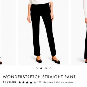 Nic+Zoe WonderStretch straight pant in Black.
